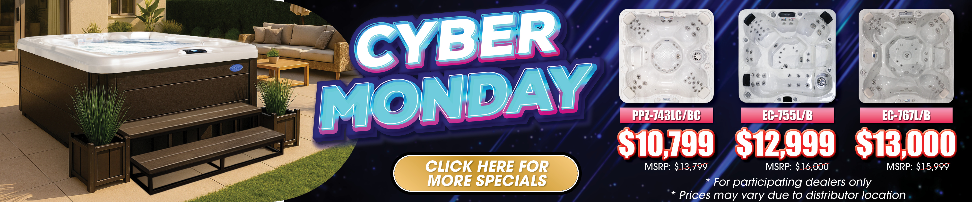 Calspas hot tub being used in a family setting - New Albany